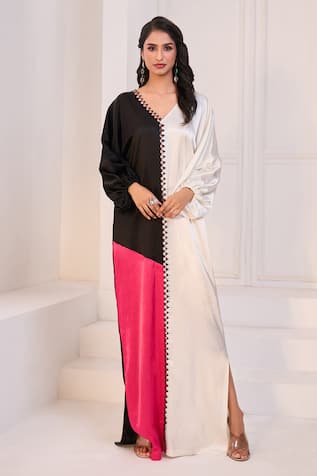 Buy Printed asymmetric kurta sharara set by Ridhima Bhasin at Aza Fashions  | Sleeves designs for dresses, Party wear dresses, Stylish dresses for girls