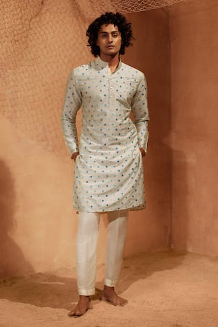 Eleven Brothers Aaina Mirror Work Kurta & Pant Set 