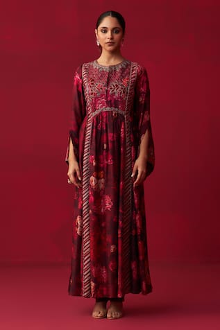 Adaara Couture Nature Bounty Printed Kurta & Pant Set 