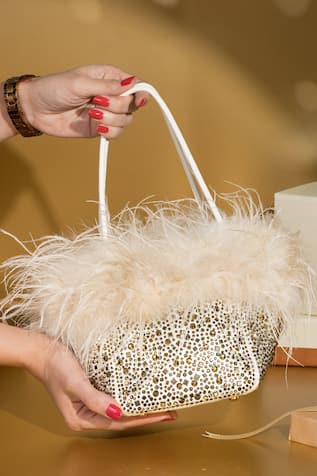 House Of Bio Emma Crystal Embellished Bag 