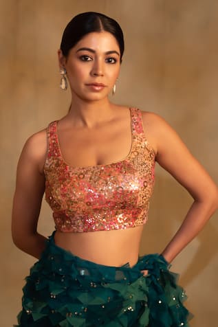 Priyanka Raajiv Anmol Hand Embroidered Blouse 