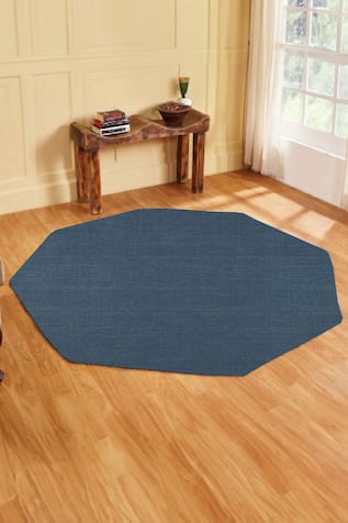 Solid Octagon Shaped Rug 