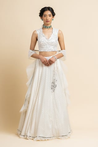 Embroidered Lehenga Set 