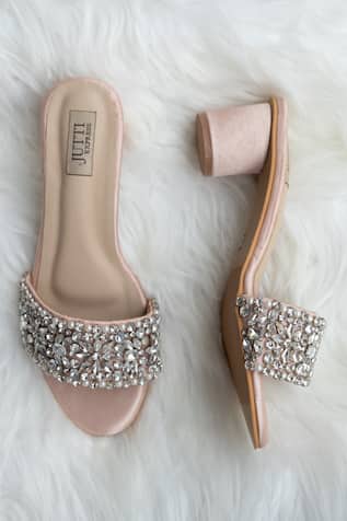 Necessary Footwear Collection For The Bride | Weddingplz | Bridal sandals  heels, Wedding sandals for bride, Bride sneakers
