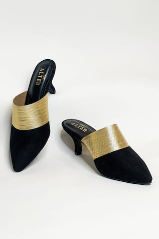 Jane Color Block Mules 