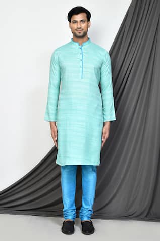 Plain Cotton Straight Kurta 