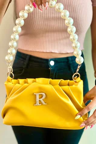Alphabeto Ruched Personalized Bag 