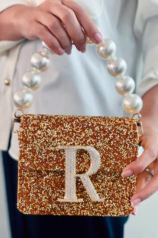 Glitter Embellished Crossbody Bag 