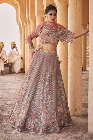 Megha Bansal Keya Aayat Hand Embroidered Bridal Lehenga Set 