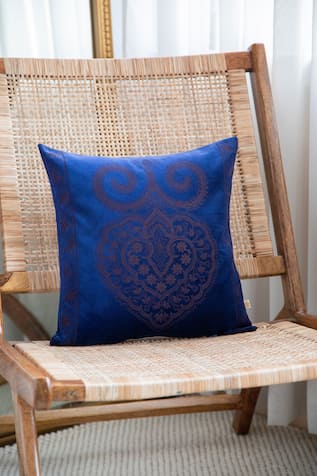 Falak Spade Embroidered Cushion Covers - 2 Pcs 