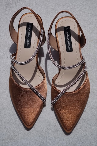 Monica Embellished Block Heels 