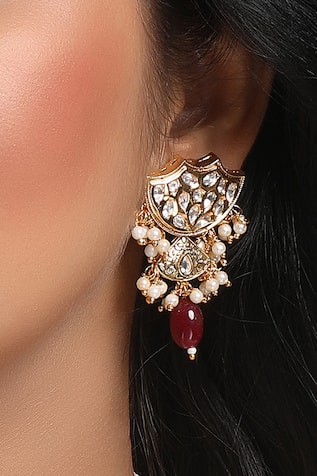 Kundan Embellished Earrings 
