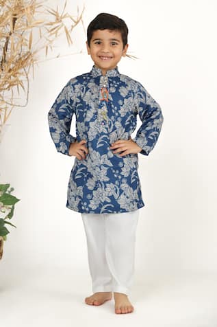 LA Dee DA Floral Print Kurta Set 