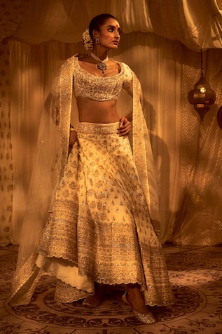 Gopi Vaid Shahi Embellished Bridal Lehenga Set 