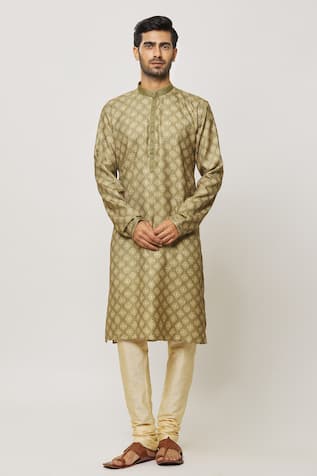 Persian Damask Art Print Kurta Set 