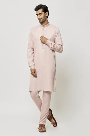 Samyukta Singhania Thread Work Collar Straight Kurta 