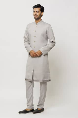 Samyukta Singhania Border Embroidered Kurta 