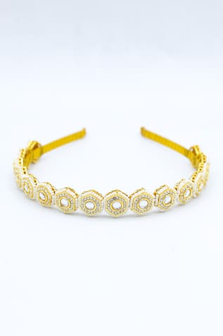 Bead & Crystal Embellished Hairband 