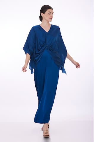 DILNAZ Plain Draped Kaftan 