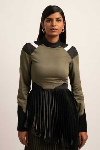 Siddhant Agrawal Dreamscape High Neck Top 