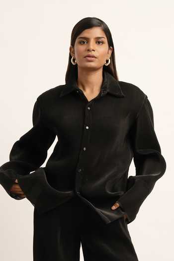 Siddhant Agrawal Timeless Chaos Solid Shirt 