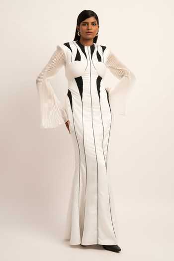 Siddhant Agrawal Metamorphix Bead Work Gown 