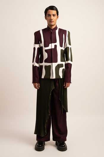 Siddhant Agrawal The Chaos Cascade Trouser & Pleated Skirt 
