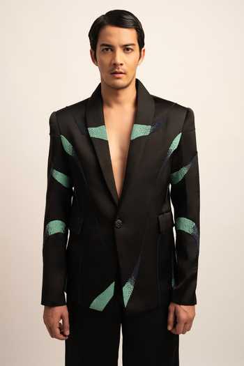 Siddhant Agrawal The Astral Celeste Fusion Embellished Blazer 
