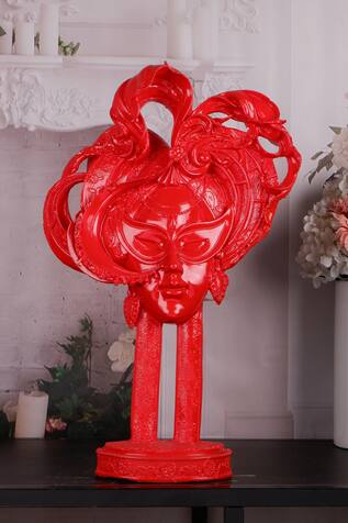 Celine Masquerade Carved Showpiece 