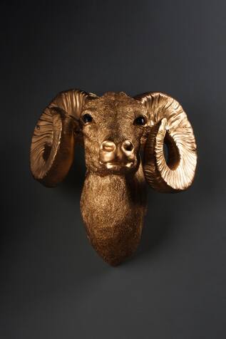 Poly Resin Sheep Wall Decor 