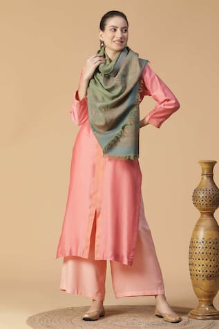 Qiraat Wool Metallic Stole 
