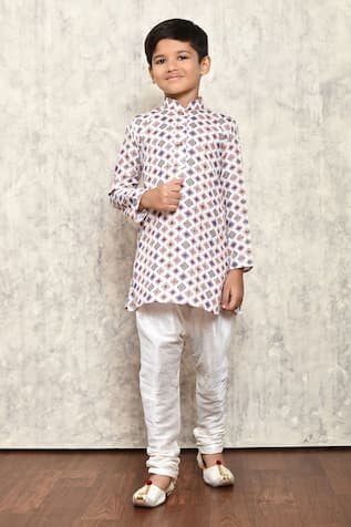Geometric Pattern Short Kurta 