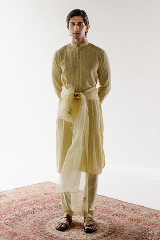 Nafs Floral Motif Kurta Set 