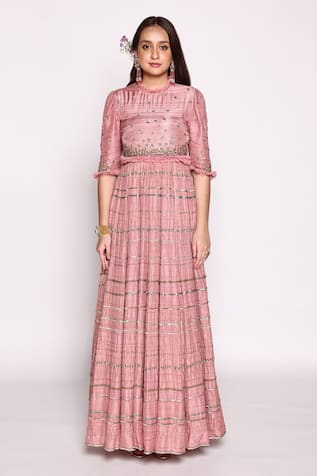 ABSTRACT BY MEGHA JAIN MADAAN Embellished Maxi Dress 