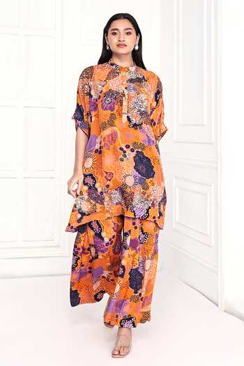 Komal Shah Printed Tunic & Pant Set 