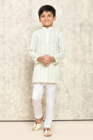 Chikankari Embroidered Cotton Kurta 
