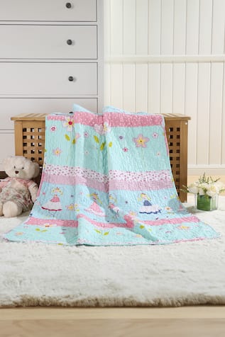 Fairy Theme Pattern Baby Quilt 