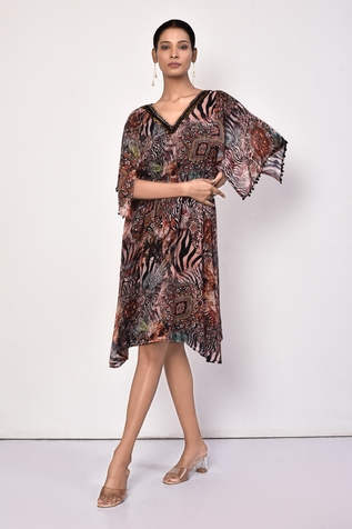 Naintara Bajaj Animal Print Kaftan