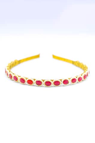 Crystal Embellished Brooch Hairband 