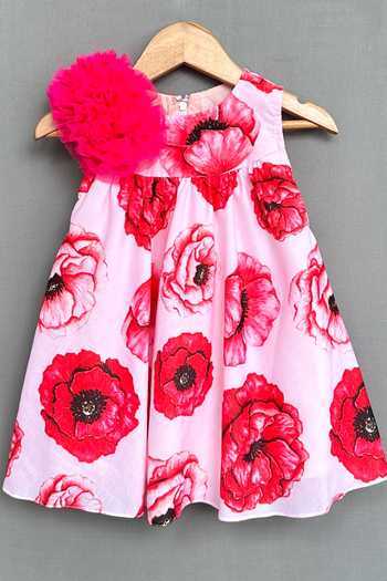 Label Neeti Poppy Print Flared Dress 