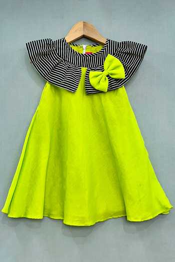 Label Neeti Printed Frill Collar Dress 