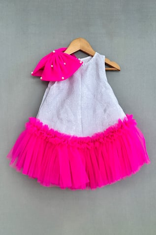 Textured Frill Dress 