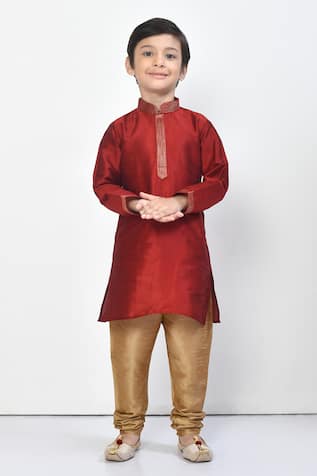 Placement Thread Work Kurta Set 