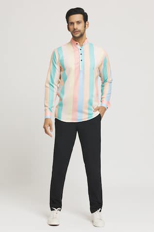 Arihant Rai Sinha Color Block Shirt 