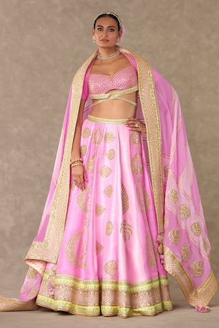 Masaba Barfi Sitara Dil Embroidered Bridal Lehenga Set 