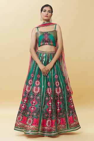 Samyukta Singhania Floweret Print Lehenga Set 