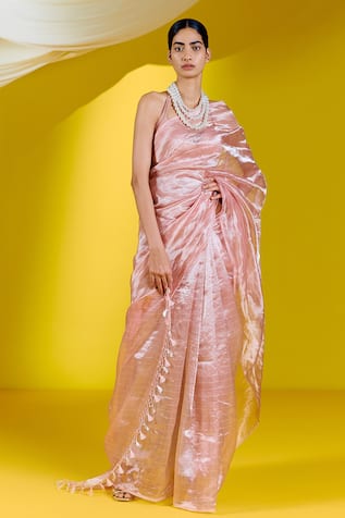 Ekaya Stripe Handwoven Saree 