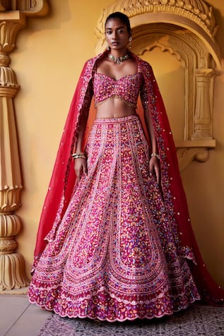 Alicia Embroidered Bridal Lehenga Set 