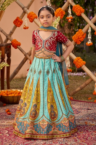 Kalista Kimaya Floral Pattern Lehenga Set