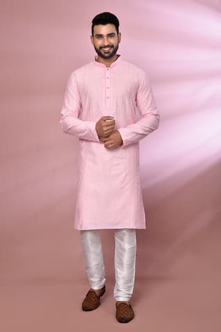 Geometric Thread Work Kurta Set 